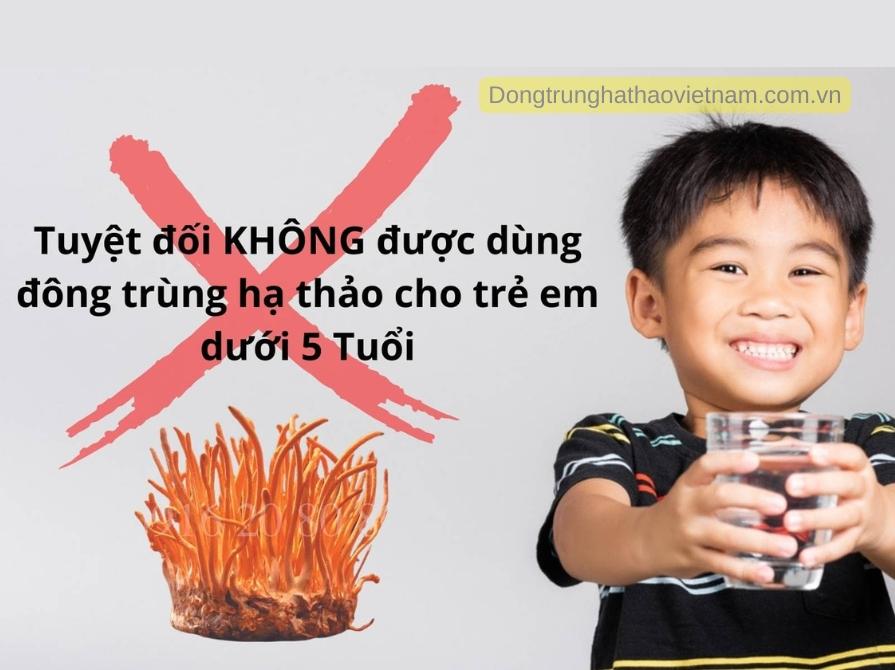 Trẻ em có nên dùng đông trùng hạ thảo, lợi ích đông trùng hạ thảo với trẻ em.