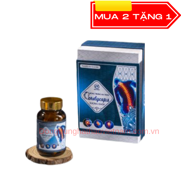 Viên Đông Trùng Hạ Thảo Cordyceps Xương Khớp hộp 60 viên